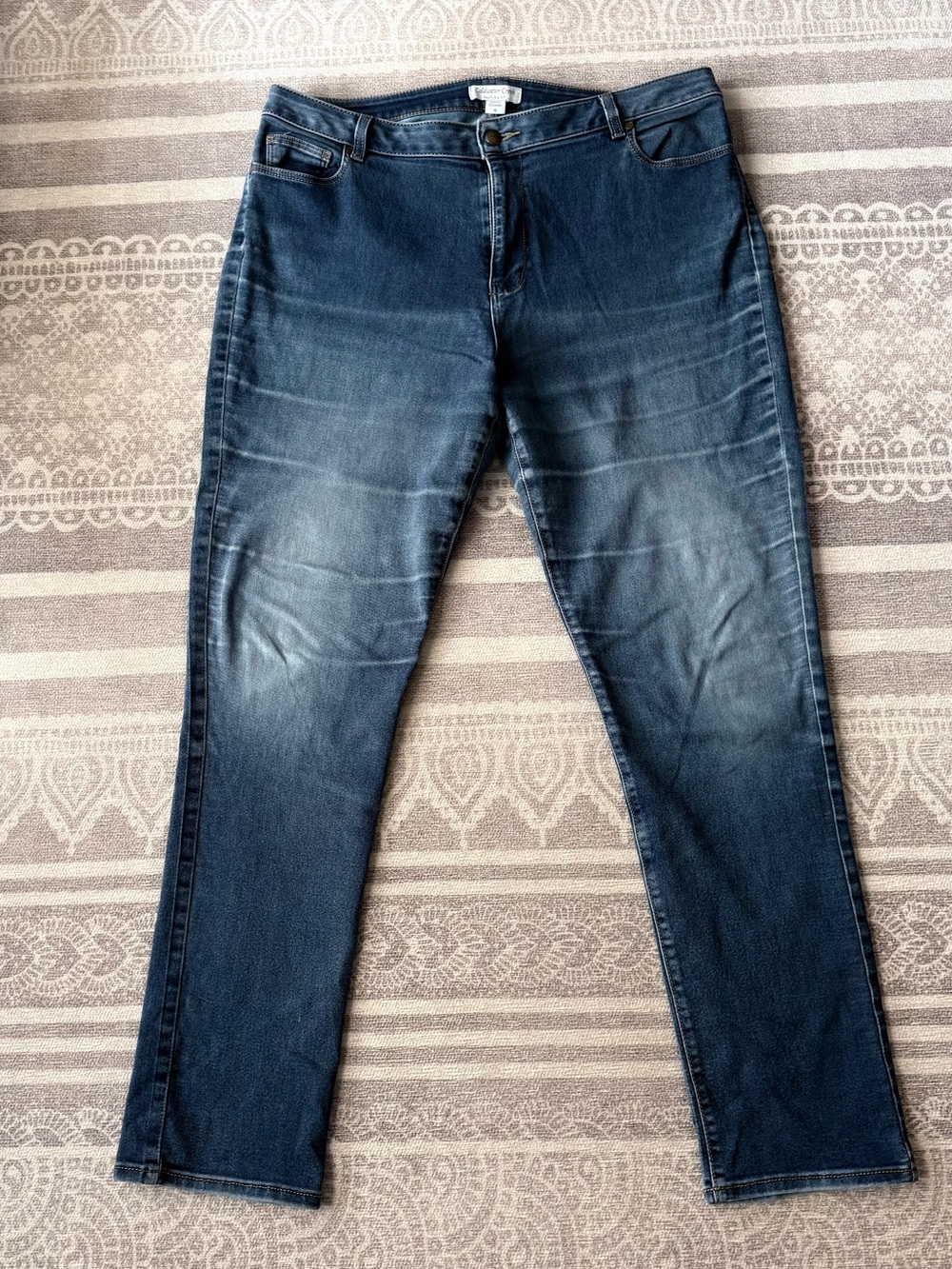 Coldwater Creek Dark Worn Jeans Sz - 16